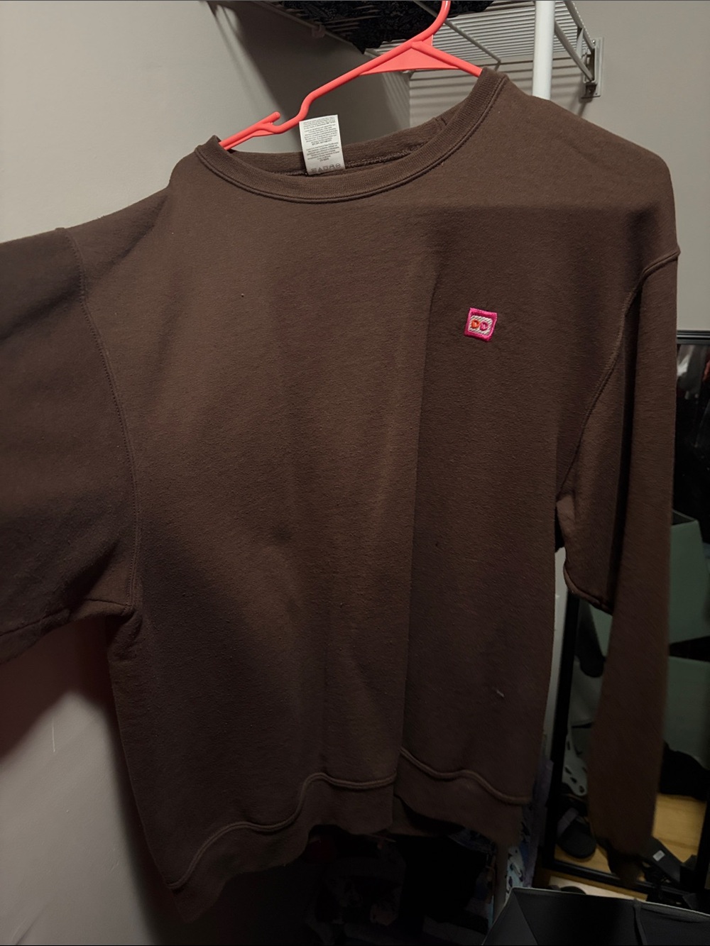 Men's Brown Crewneck Sweater - Classic Everyday Sweatshirt